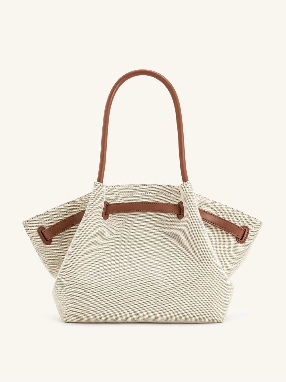 JW PEI Hana Medium Tote Bag - beige Canvas - Picture 2 of 8